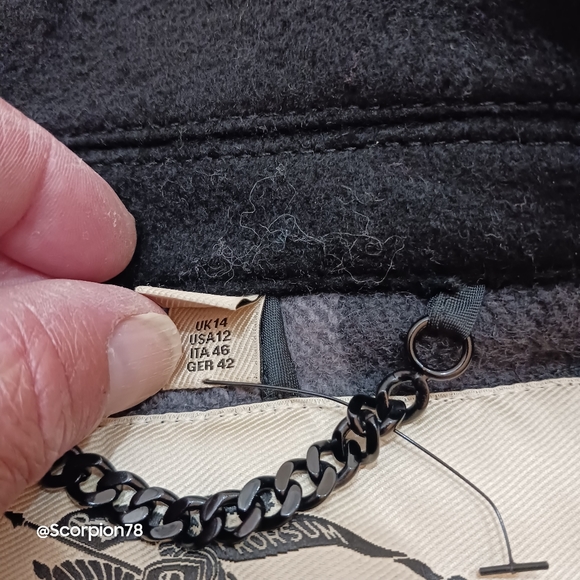 Burberry Brit Finsdale Wool/Toggle Coat Size 12 for Women - Picture 7 of 10